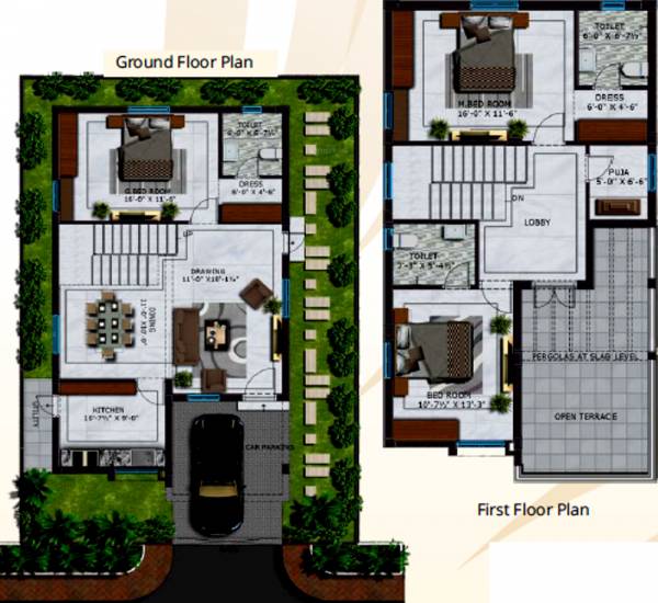 Ramakrishna Villaa Greenz (3BHK+3T (1,825 sq ft) + Pooja Room 1825 sq ft)