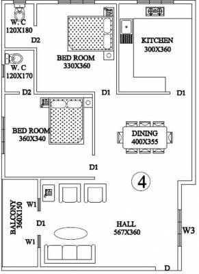Springfield Phoenix (2BHK+2T (1,119 sq ft) 1119 sq ft) Springfield Phoenix (2BHK+2T (1,119 sq ft) 1119 sq ft)