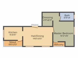 Pranav Casa Grand (1BHK+1T (620 sq ft) 620 sq ft) Pranav Casa Grand (1BHK+1T (620 sq ft) 620 sq ft)