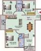 Fortitude Construction Proxima Floor Plan (3BHK+2T (1,385 sq ft)   Pooja Room 1385 sq ft)
