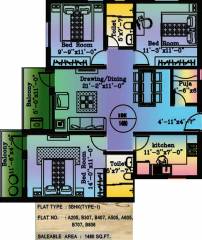 Boudha Kamalini Tower (3BHK+2T (1,480 sq ft) 1480 sq ft) Boudha Kamalini Tower (3BHK+2T (1,480 sq ft) 1480 sq ft)