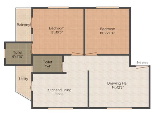 RS Vijayashree Appartment (2BHK+2T (928 sq ft) 928 sq ft) RS Vijayashree Appartment (2BHK+2T (928 sq ft) 928 sq ft)