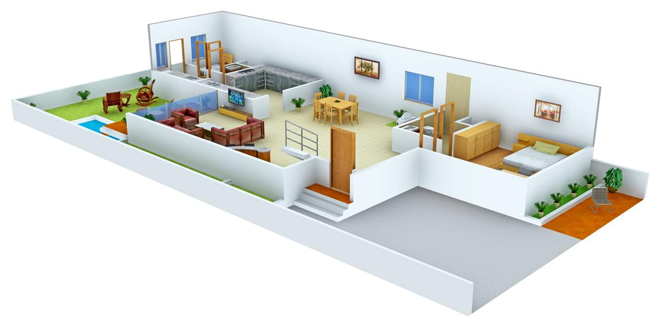 ND Around The Mangoes (3BHK+3T (3,420 sq ft) Study Room 3420 sq ft)