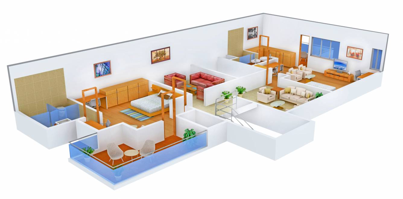 ND Around The Mangoes (3BHK+3T (3,430 sq ft) Servant Room 3430 sq ft) ND Around The Mangoes (3BHK+3T (3,430 sq ft) Servant Room 3430 sq ft)