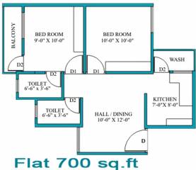 Neel Neel Vihar Apartment (2BHK+2T (700 sq ft) 700 sq ft) Neel Neel Vihar Apartment (2BHK+2T (700 sq ft) 700 sq ft)