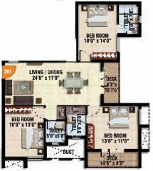 Sidharth Upscale (3BHK+3T (1,477 sq ft) 1477 sq ft) Sidharth Upscale (3BHK+3T (1,477 sq ft) 1477 sq ft)