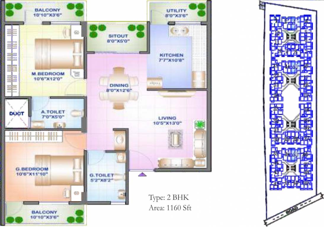 Sowparnika Sanvi (2BHK+2T (1,160 sq ft) 1160 sq ft) Sowparnika Sanvi (2BHK+2T (1,160 sq ft) 1160 sq ft)