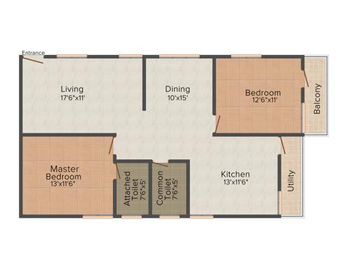 Amigo Lake View (2BHK+2T (1,260 sq ft) 1260 sq ft) Amigo Lake View (2BHK+2T (1,260 sq ft) 1260 sq ft)