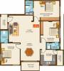 M R Adithya Developers Sri ICR Enclave Floor Plan (3BHK+3T (1,525 sq ft) 1525 sq ft)