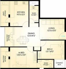 AK Builders And Developers Mangalore Ivy Apartment (2BHK+2T (1,130 sq ft) 1130 sq ft) AK Builders And Developers Mangalore Ivy Apartment (2BHK+2T (1,130 sq ft) 1130 sq ft)