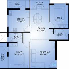 AK Builders And Developers Mangalore Ivy Apartment (2BHK+2T (1,185 sq ft) 1185 sq ft) AK Builders And Developers Mangalore Ivy Apartment (2BHK+2T (1,185 sq ft) 1185 sq ft)