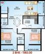 Horizon Properties Oriole Horizon (2BHK+2T (1,180 sq ft) 1180 sq ft)