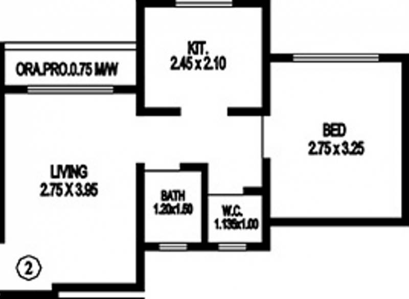 Patel Elysium (1BHK+1T (566 sq ft) 566 sq ft)