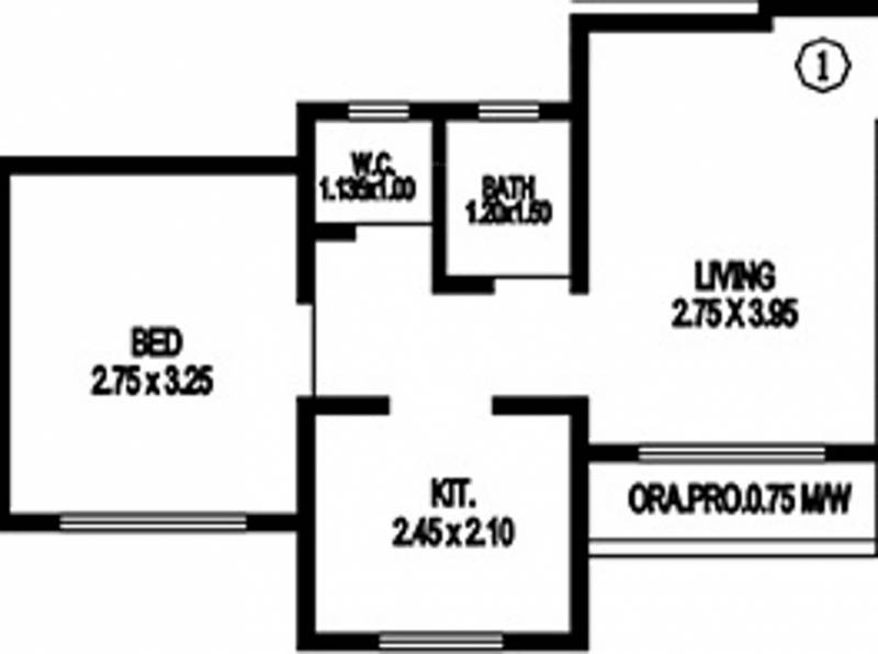 Patel Elysium (1BHK+1T (650 sq ft) 650 sq ft)