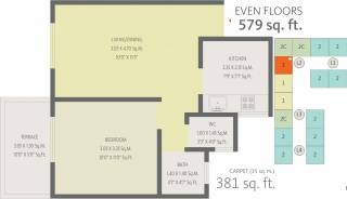 Skyi First (1BHK+1T (579 sq ft) 579 sq ft) Skyi First (1BHK+1T (579 sq ft) 579 sq ft)
