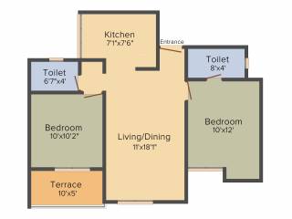 Skyi First (2BHK+2T (849 sq ft) 849 sq ft) Skyi First (2BHK+2T (849 sq ft) 849 sq ft)