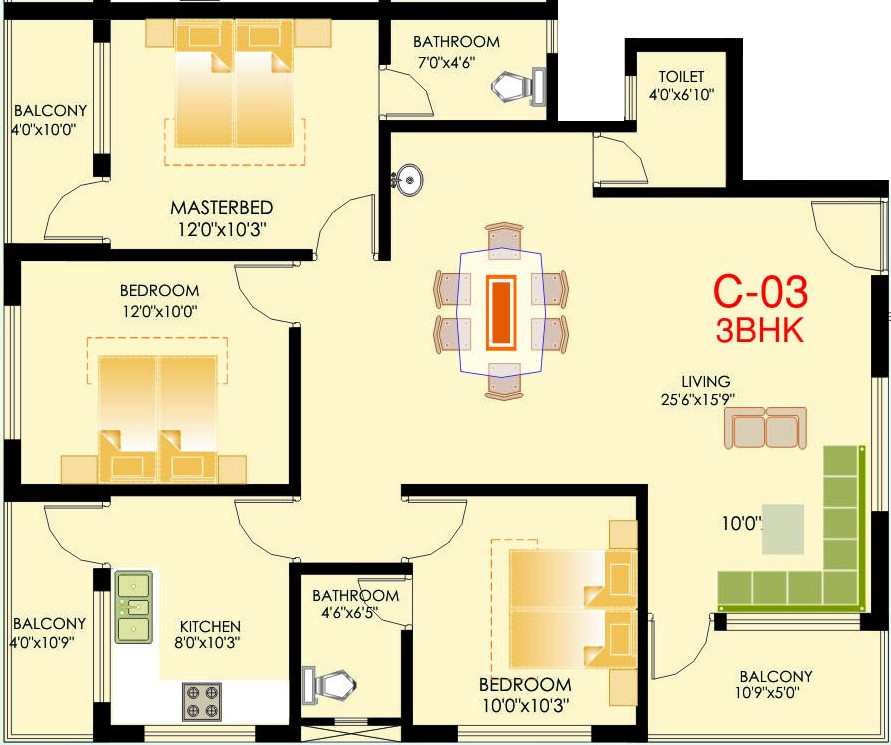 Mahasathi Sharanya Enclave (3BHK+2T (1,504 sq ft) 1504 sq ft) Mahasathi Sharanya Enclave (3BHK+2T (1,504 sq ft) 1504 sq ft)