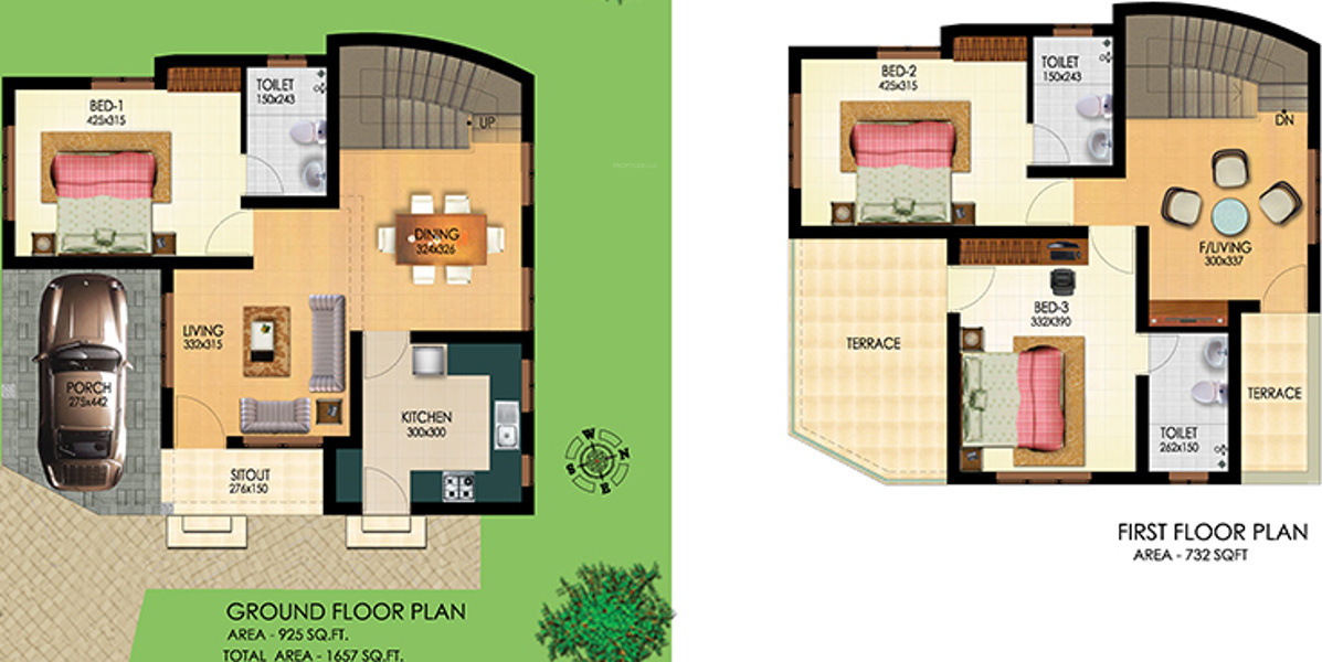 Floor Plan (3BHK+3T (1,657 sq ft) 1657 sq ft) Arcon Homes Nest Floor Plan (3BHK+3T (1,657 sq ft) 1657 sq ft)