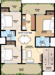 Central Park Flamingo Floors (3BHK+2T (1,230 sq ft) 1230 sq ft)