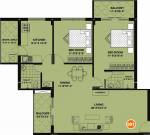Floor Plan (2BHK+2T (1,360 sq ft) 1360 sq ft) Marwa De Marvella Floor Plan (2BHK+2T (1,360 sq ft) 1360 sq ft)
