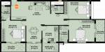 Floor Plan (3BHK+3T (1,598 sq ft) 1598 sq ft) Marwa De Marvella Floor Plan (3BHK+3T (1,598 sq ft) 1598 sq ft)