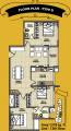Skyline Cambridge (3BHK+2T (1,378 sq ft) 1378 sq ft)