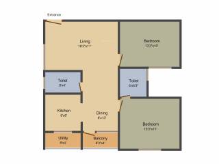 Janani Moonscape (2BHK+2T (1,091 sq ft) 1091 sq ft) Janani Moonscape (2BHK+2T (1,091 sq ft) 1091 sq ft)