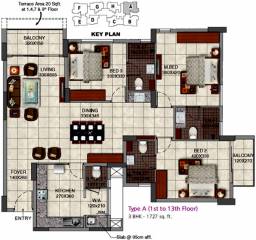 SFS Avenue (3BHK+4T (1,727 sq ft) 1727 sq ft) SFS Avenue (3BHK+4T (1,727 sq ft) 1727 sq ft)