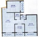 Madhuraaj Gangeshwar (1BHK+1T (625 sq ft) 625 sq ft)