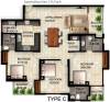 Powerlink Hilary (3BHK+3T (1,712 sq ft) + Study Room 1712 sq ft)