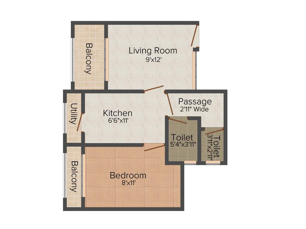 Shree Samarth Guru Brahma (1BHK+1T (635 sq ft) 635 sq ft)