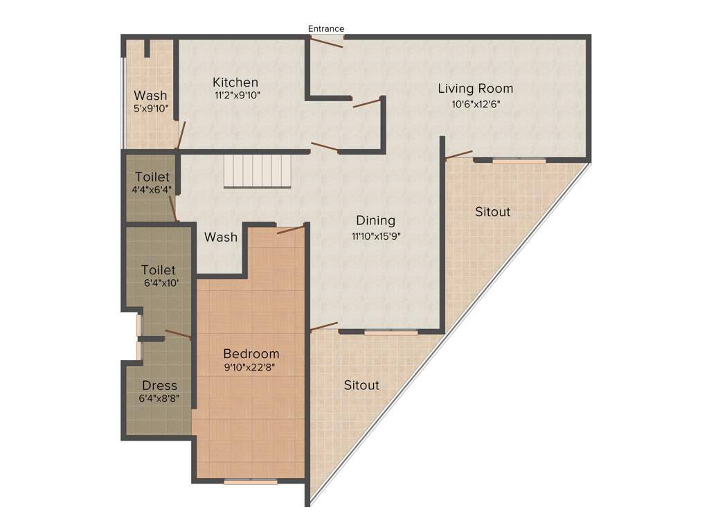 Motif Builders And Developers Royal Courtyard (3BHK+3T (3,068 sq ft) 3068 sq ft)