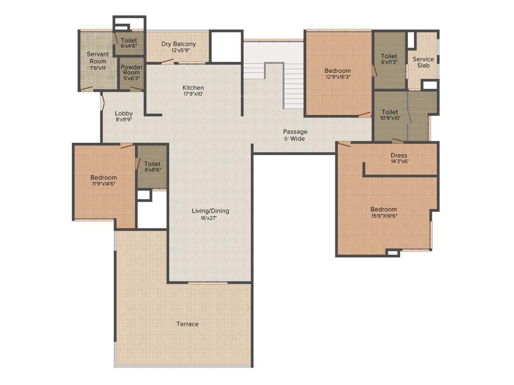 Marvel Bounty II (5BHK+6T (10,390 sq ft) + Servant Room 10390 sq ft)