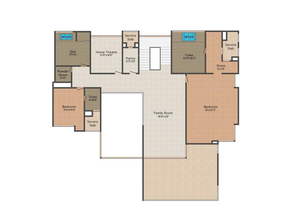 Marvel Bounty II (5BHK+6T (10,390 sq ft) + Servant Room 10390 sq ft)