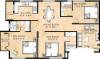 Infrany Petals (3BHK+3T (1,343 sq ft) 1343 sq ft)