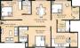 Infrany Petals (3BHK+3T (1,428 sq ft) 1428 sq ft) Infrany Petals (3BHK+3T (1,428 sq ft) 1428 sq ft)