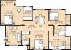 Infrany Petals (3BHK+3T (1,445 sq ft) 1445 sq ft)