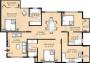 Infrany Petals (3BHK+3T (1,445 sq ft) 1445 sq ft) Infrany Petals (3BHK+3T (1,445 sq ft) 1445 sq ft)