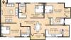 Infrany Petals (3BHK+3T (1,611 sq ft) 1611 sq ft)