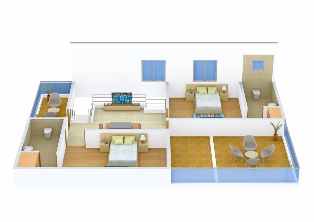 Mather Green Ranch (3BHK+4T (1,850 sq ft) 1850 sq ft)