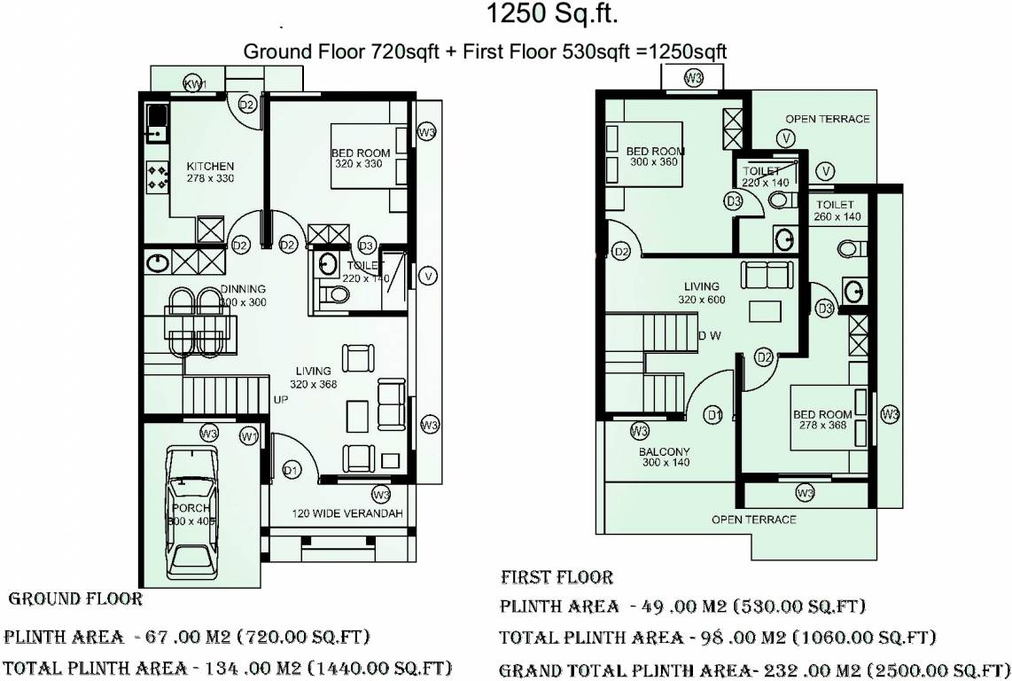 Mather Green Ranch (3BHK+3T (1,250 sq ft) 1250 sq ft)