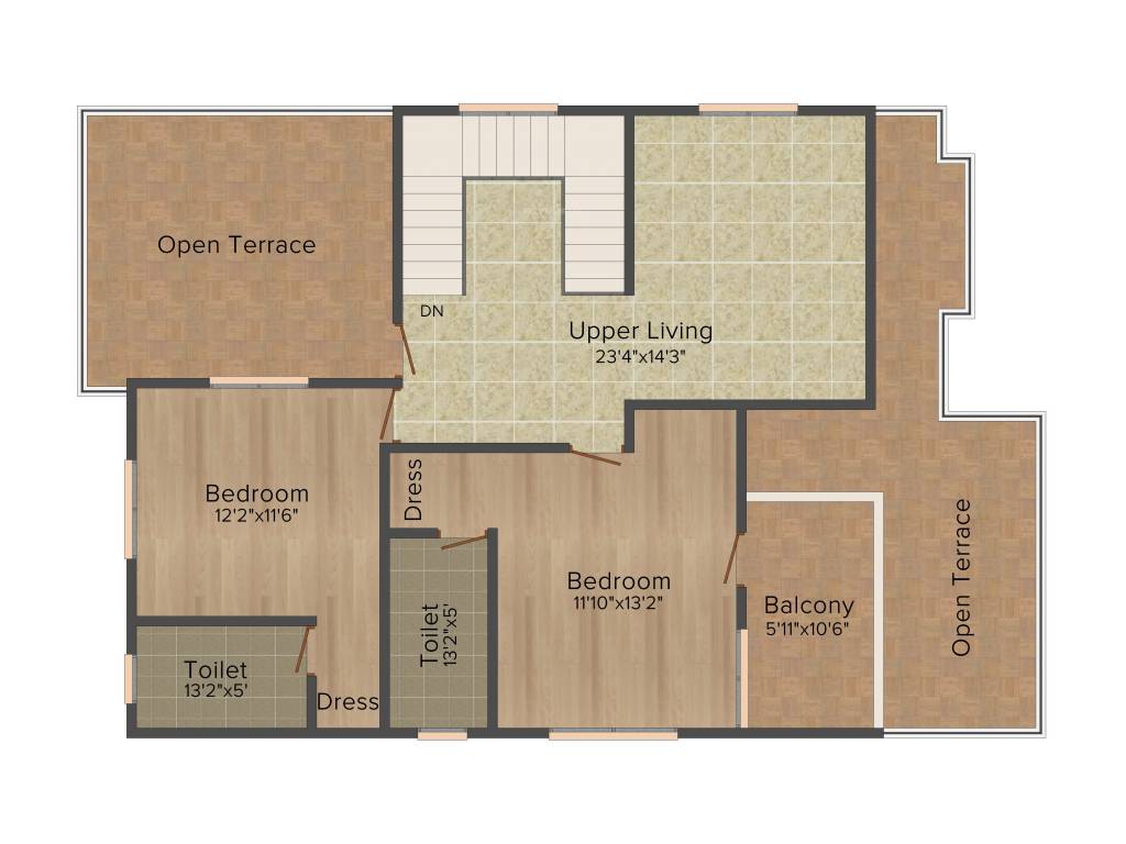 Mather Metro View (4BHK+4T (2,500 sq ft) 2500 sq ft)