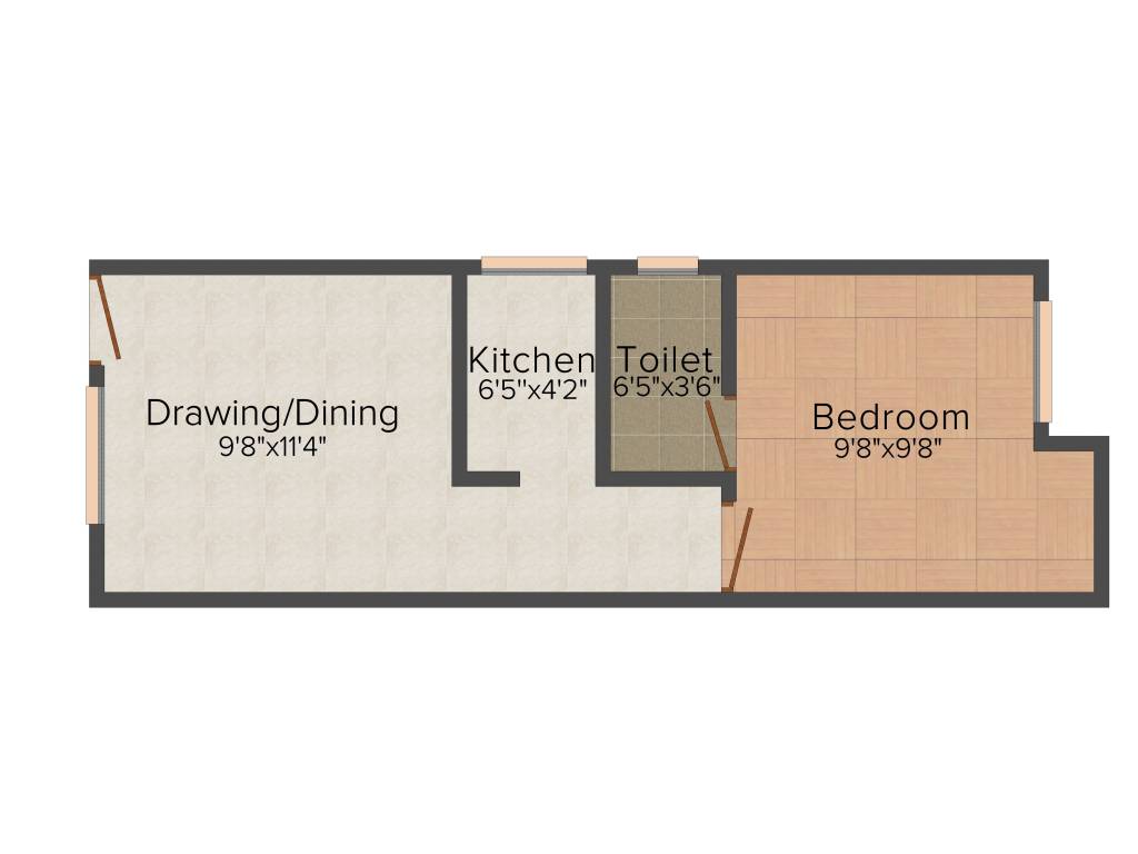 Galaxy Bridgewood (1BHK+1T (409 sq ft) 409 sq ft) Galaxy Bridgewood (1BHK+1T (409 sq ft) 409 sq ft)
