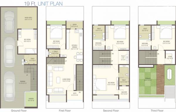 Narayan Celestia Villas (5BHK+5T (2,800 sq ft) 2800 sq ft)