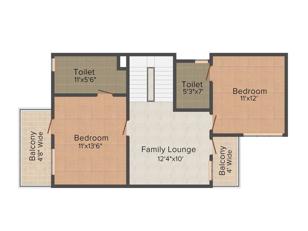 Ajnara London Square (4BHK+5T (1,890 sq ft) 1890 sq ft)