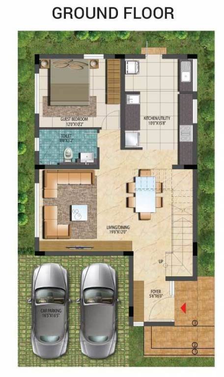 the lake view address Floor Plan Ground Floor Plan