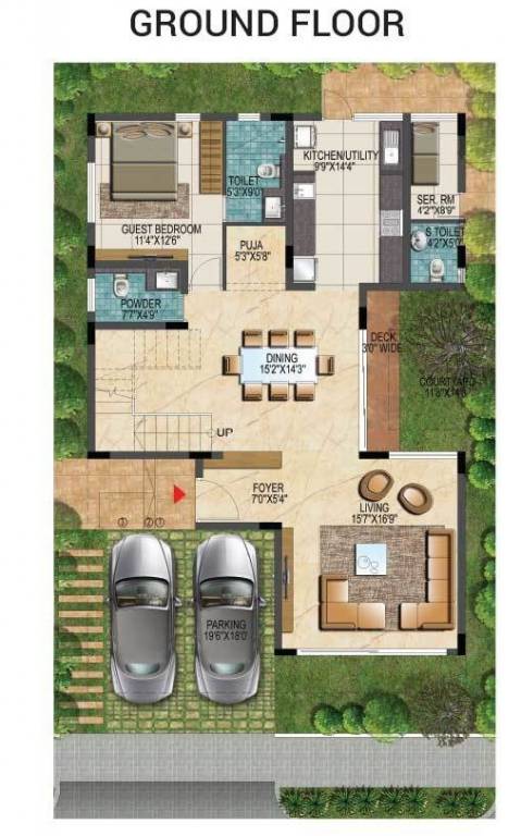 the lake view address Floor Plan Ground Floor Plan