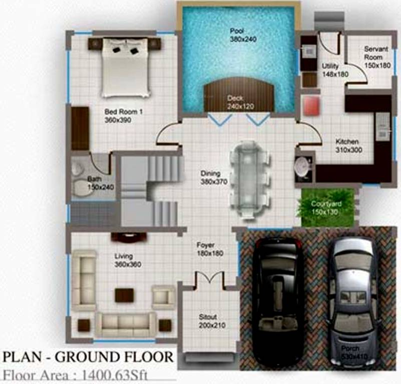 Kallat Pool Villas (4BHK+4T (2,500 sq ft) + Study Room 2500 sq ft)