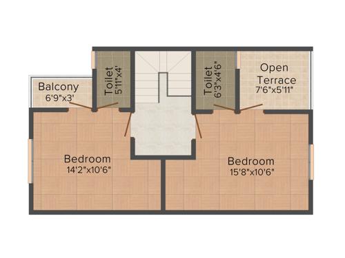 Vedant Sunshine (3BHK+3T (1,101 sq ft) 1101 sq ft) Vedant Sunshine (3BHK+3T (1,101 sq ft) 1101 sq ft)