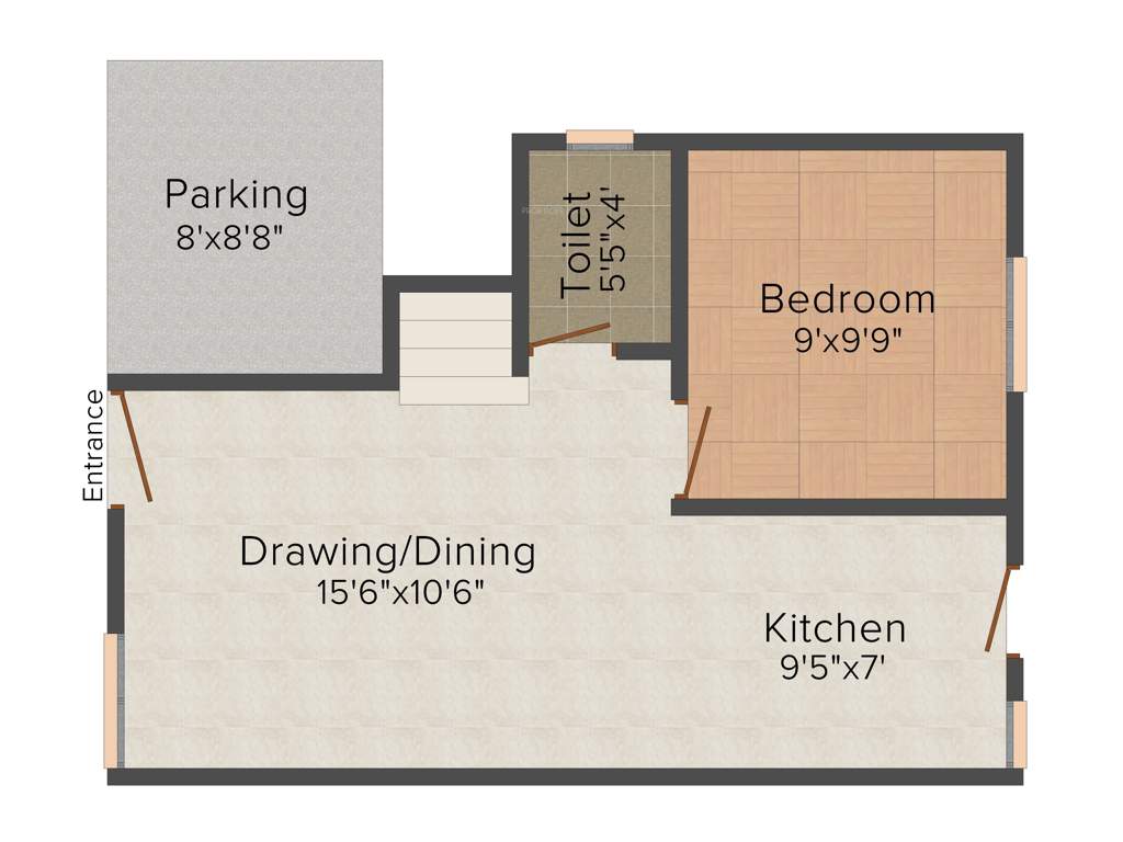 Vedant Sunshine (3BHK+3T (1,185 sq ft) 1185 sq ft)